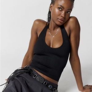 UO Out From Under Jackie Seamless Halter Bra Top size medium
